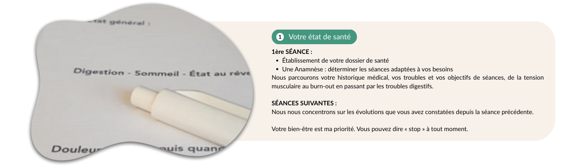 So massage étape 1